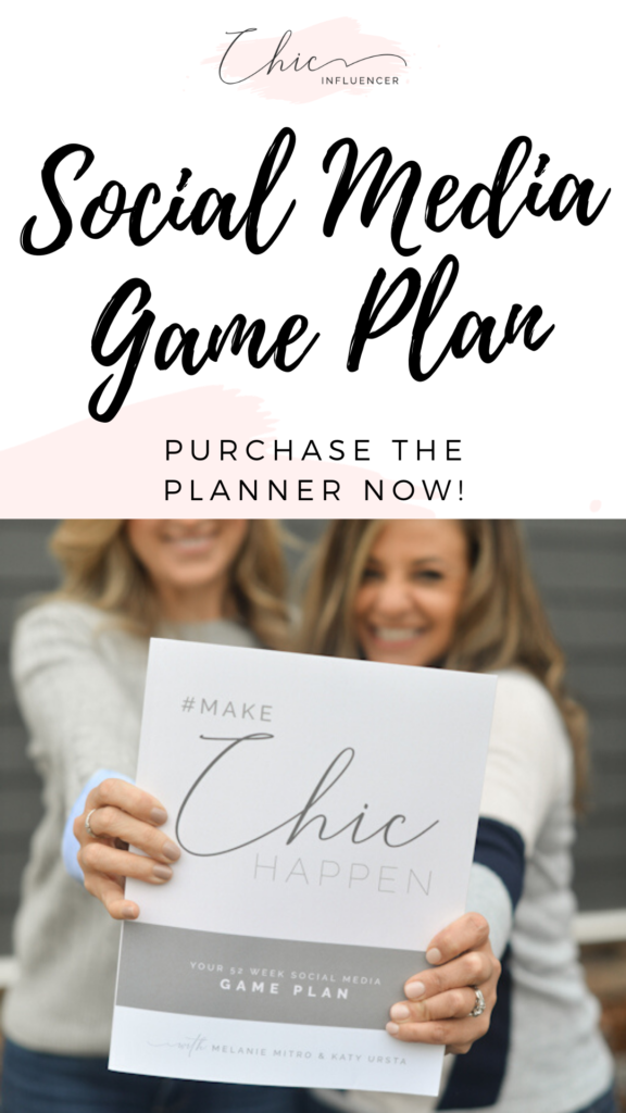 The #MakeChicHappen 52 Week Social Media Game Plan is officially out in the world. We have poured our heart and soul into creating a social media planner that helps you clarify your message, fine tune your ideal audience and create content that connects and converts people into customers. Repin and download our freebies to help you step up your social media game! #chicinfluencer #socialmedia #goalorientedmindset #socialmarketing #girlboss #homebiztips