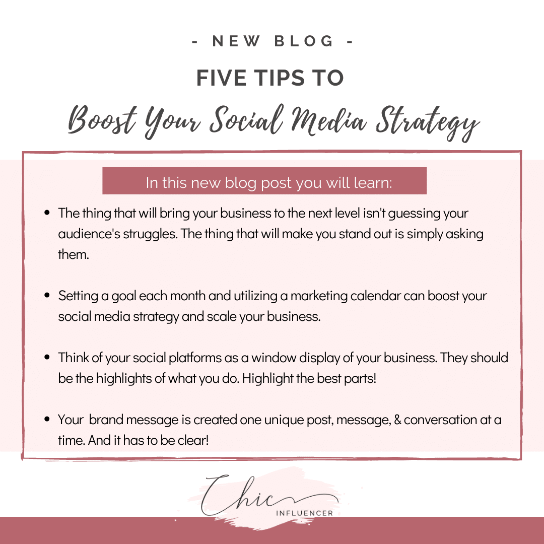 boost your social media strategy