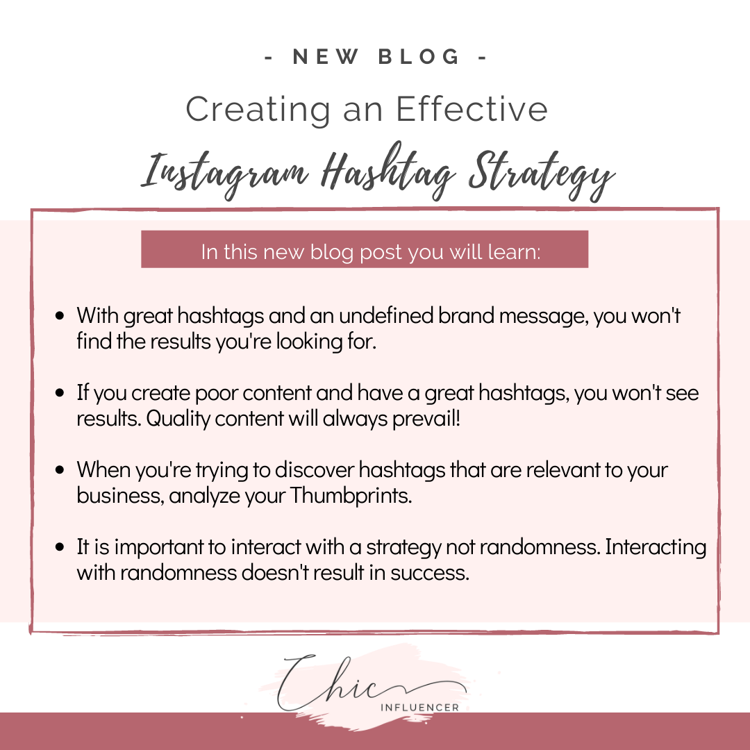 instagram hashtag strategy