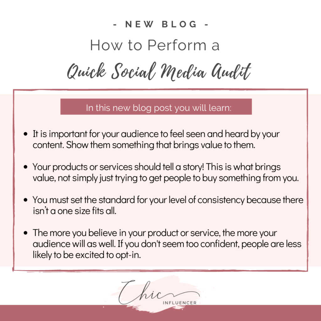 social media audit