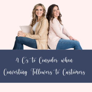 converting followers to customers