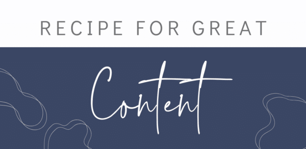 Recipe for great direct sales content