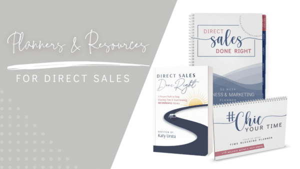 Direct Sales Books and planners for direct sellers.