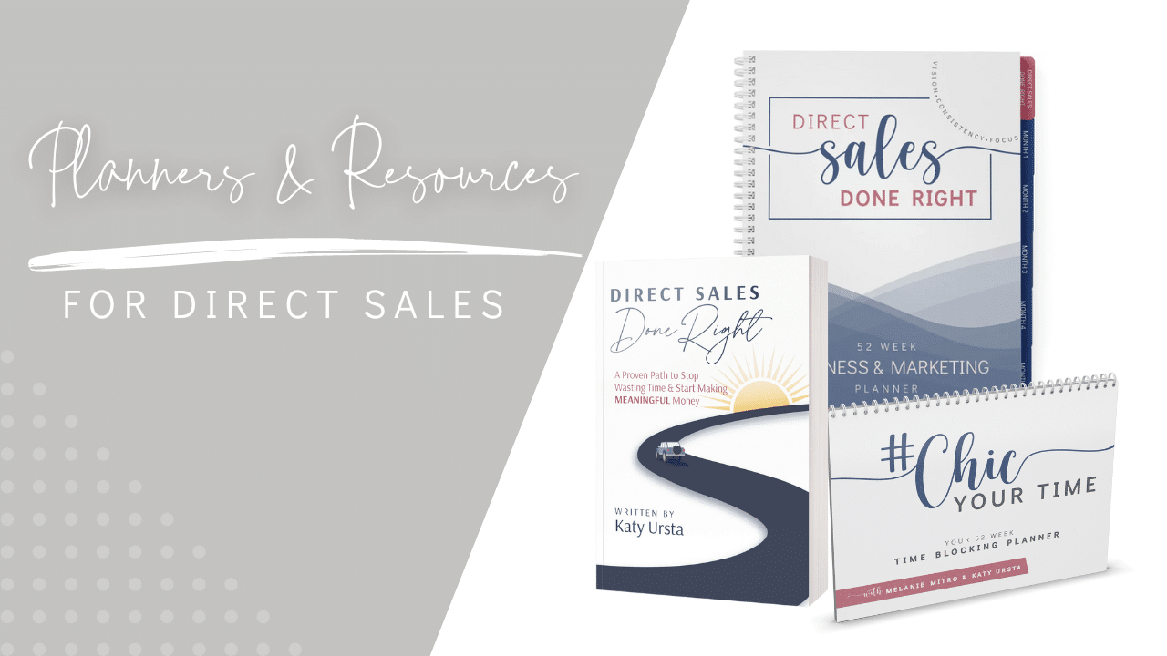 Our Direct Sales Planners and resources help direct sellers enjoy & successfully scale their business using a proven system.