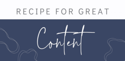 Get the recipe for great direct sales content